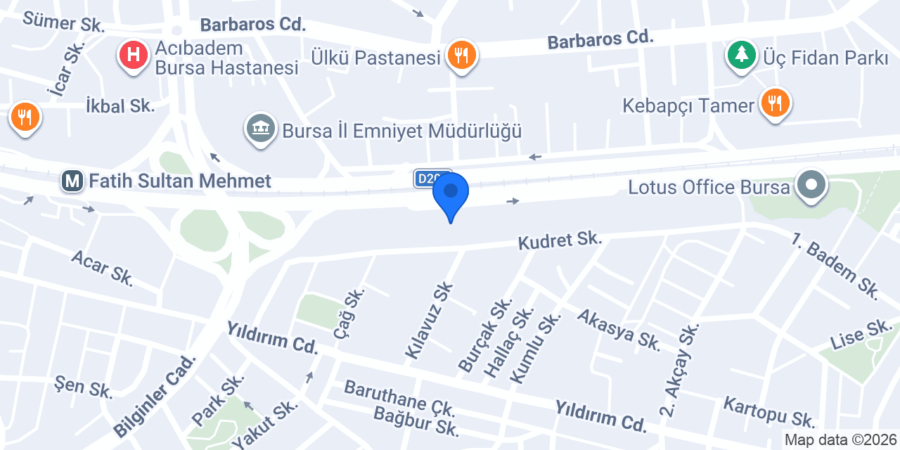 Piray Mimarlık konumu