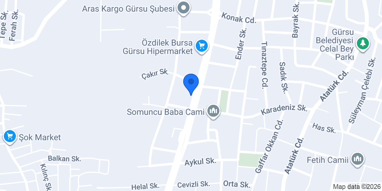 Cici Park Kafe konumu
