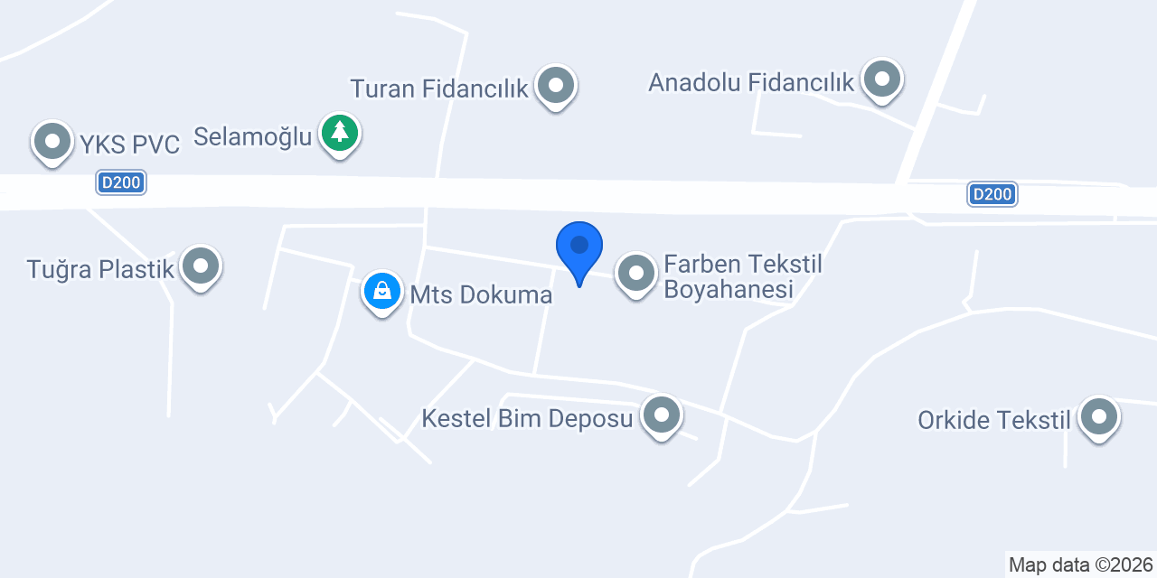 Perden Beyce Tekstil konumu