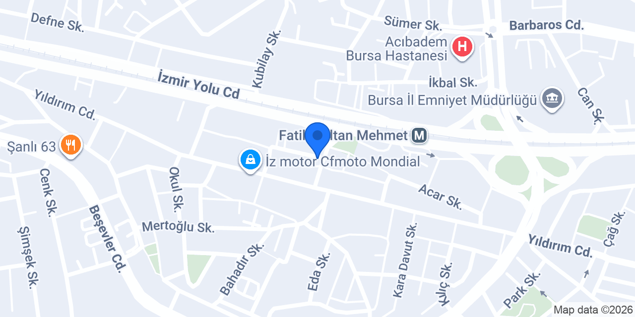Oğuz Beki Sigorta Bursa Şubesi konumu