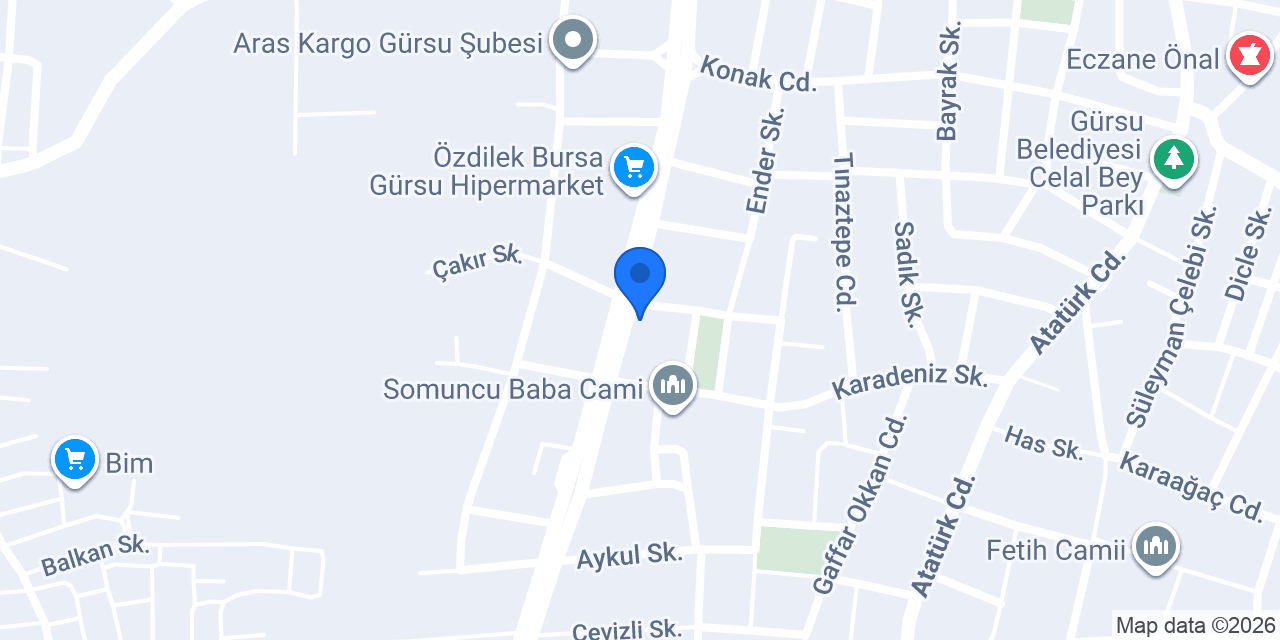 PARILTI MOBİLYA konumu