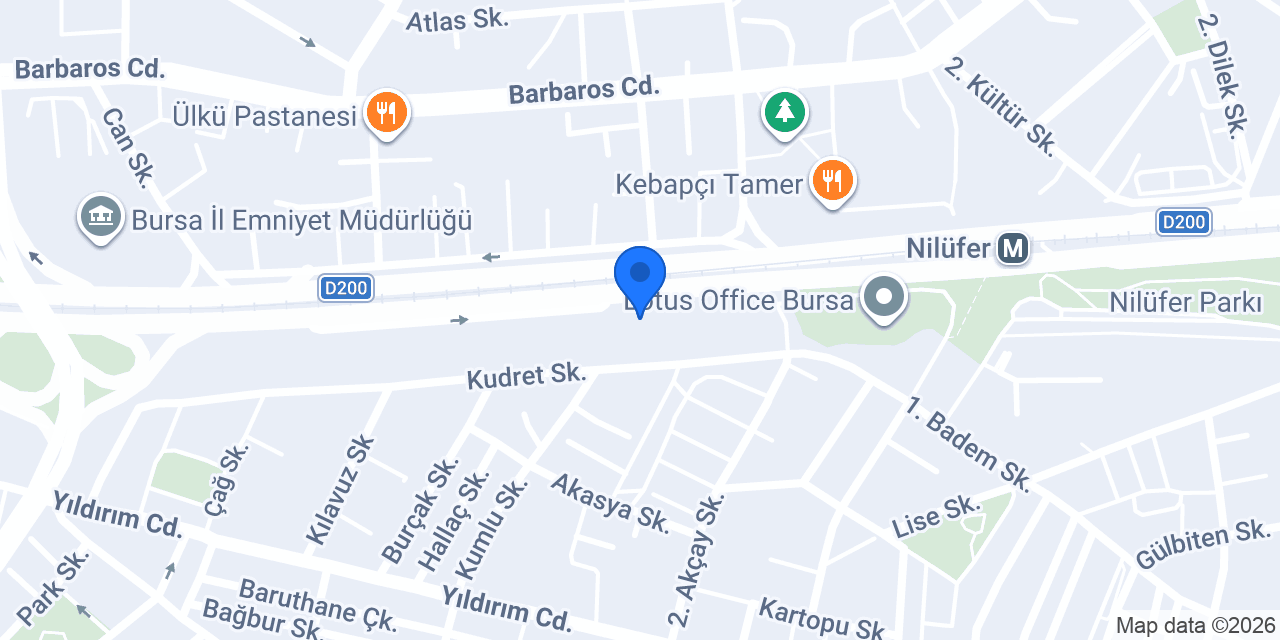 Kelebek Mobilya - Nilüfer Konak konumu