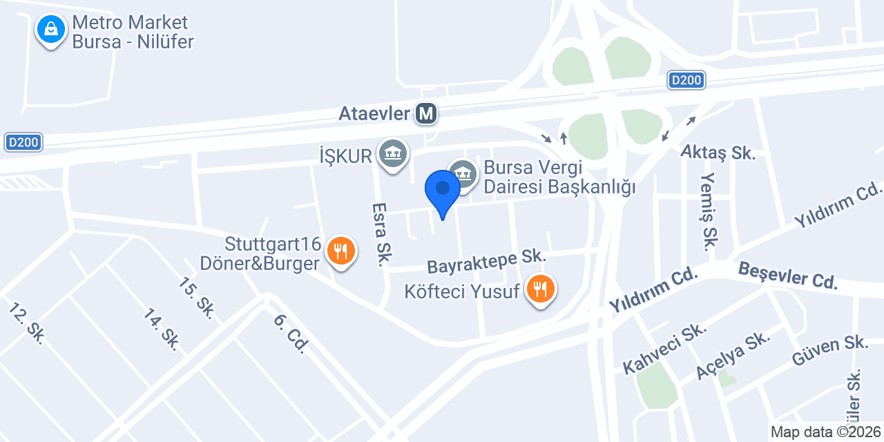 Uluslararası Vizyon Üniversitesi konumu