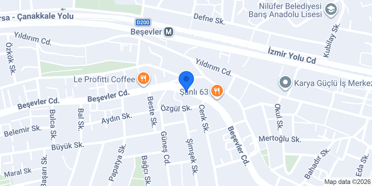 Öz Karafırın Unlu Mamulleri konumu