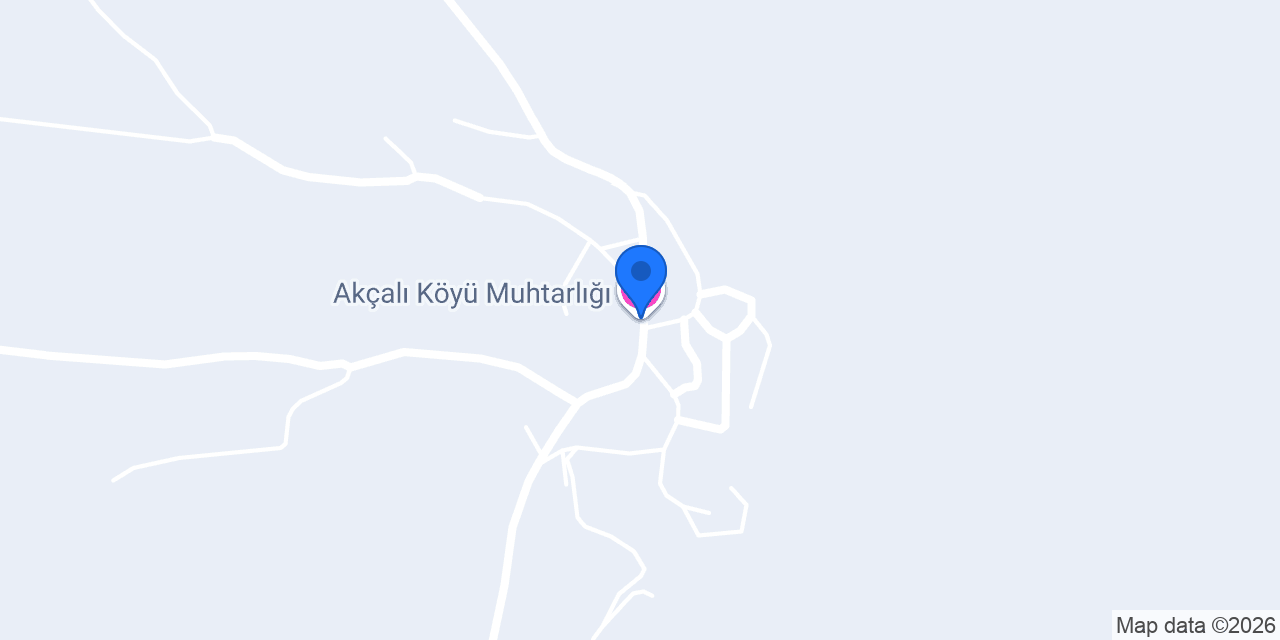 Akçalı Köyü Muhtarlığı konumu