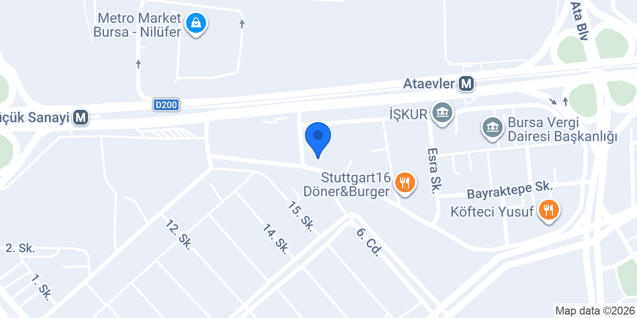 Çarıkçılar Oto Servis konumu