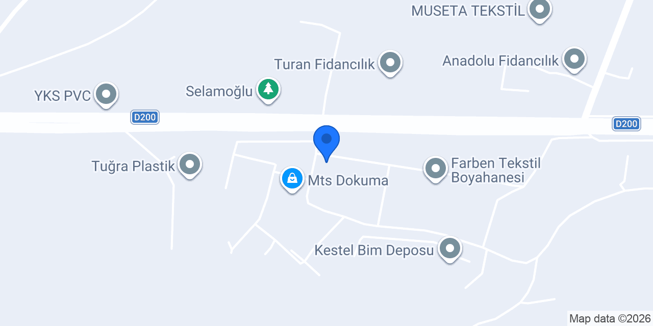 Berberoğlu Tekstil San. Tic. Ltd. Şti. konumu