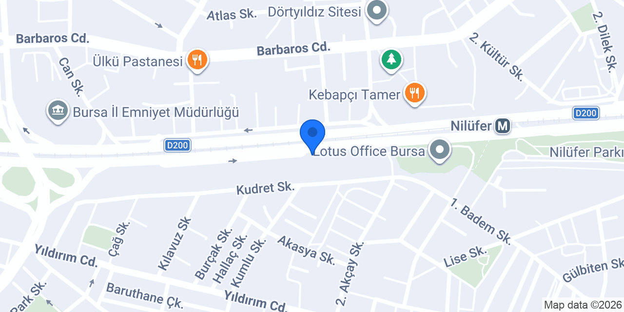 Doğtaş Exclusive Nilüfer konumu
