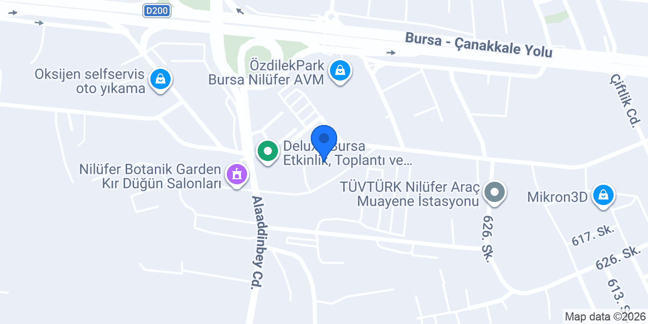 Carvocal Bursa konumu