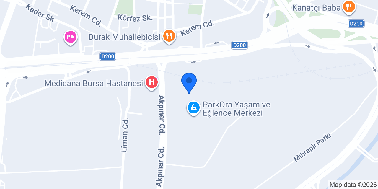 KIYI PARK - Et & Balık Restaurant konumu