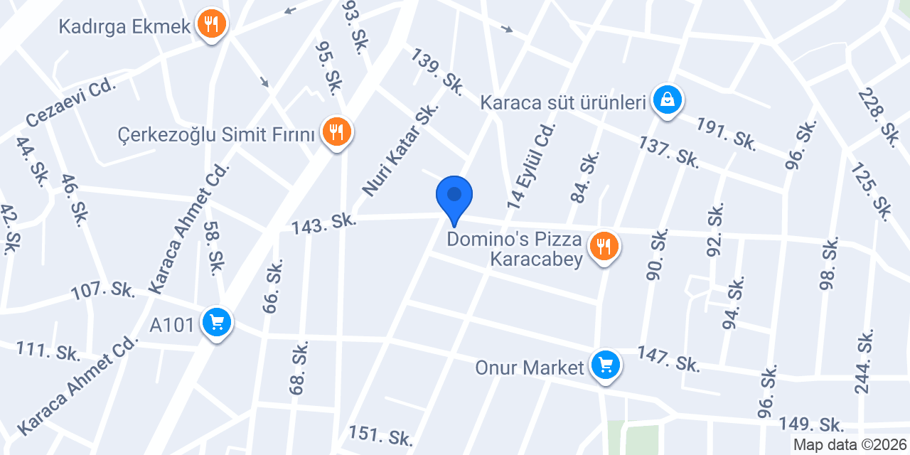 ÇABUK DÖNER VE IZGARA konumu