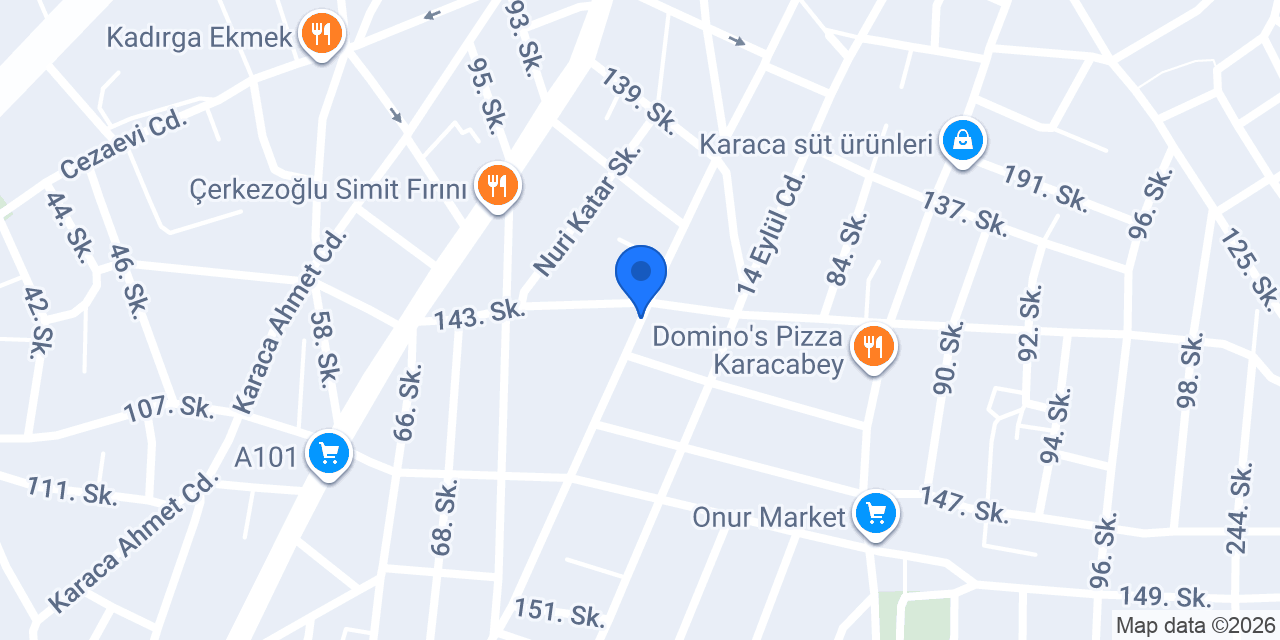 Piraye Bilişim Ltd.Şti konumu