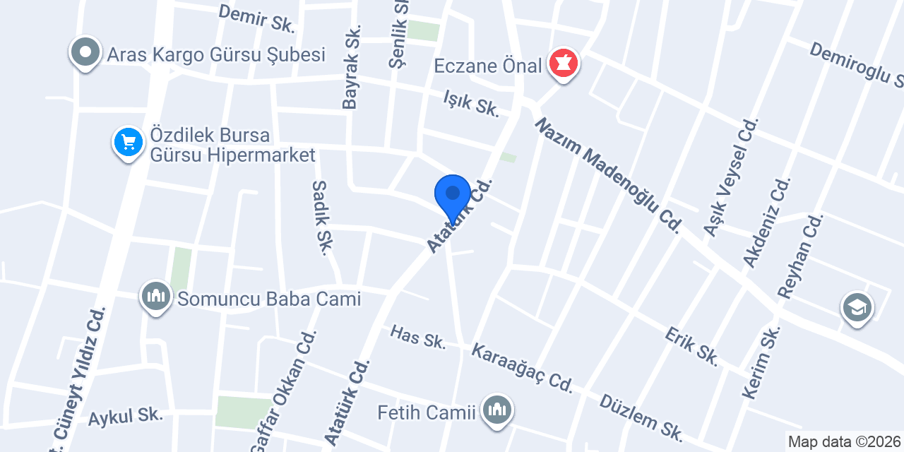 Efecan Oto Galeri konumu