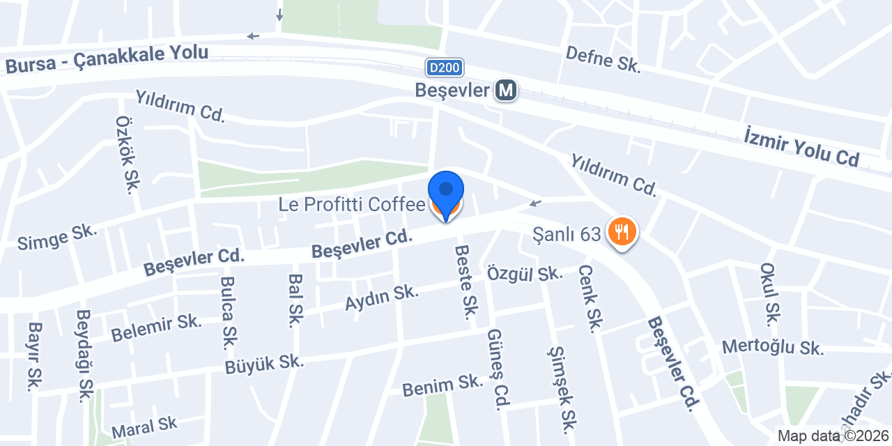 Le Profitti Coffee konumu