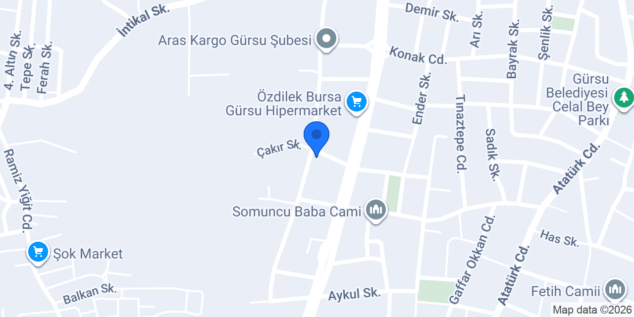 Nursu İnşaat konumu