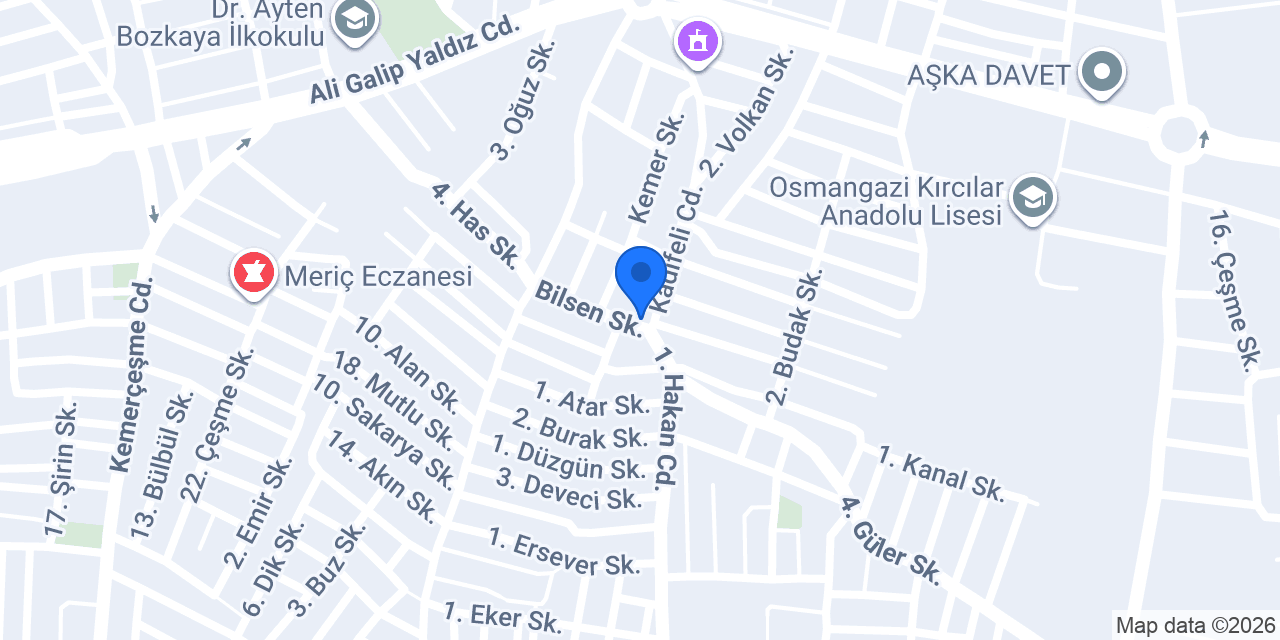 Akay Elektrik konumu