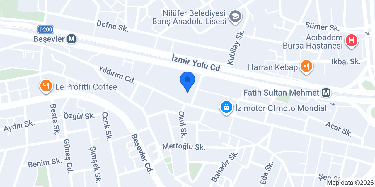 Koç Hukuk Bürosu konumu