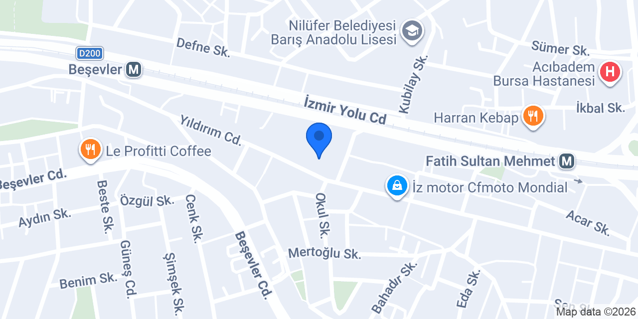 DEMİR BİLGİ ÖZEL ÖĞRETİM KURSU konumu