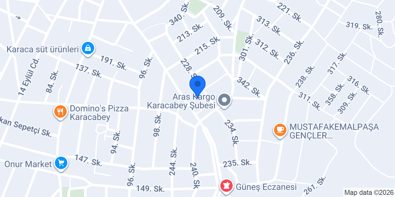 Karacabey Adalet Sarayı konumu