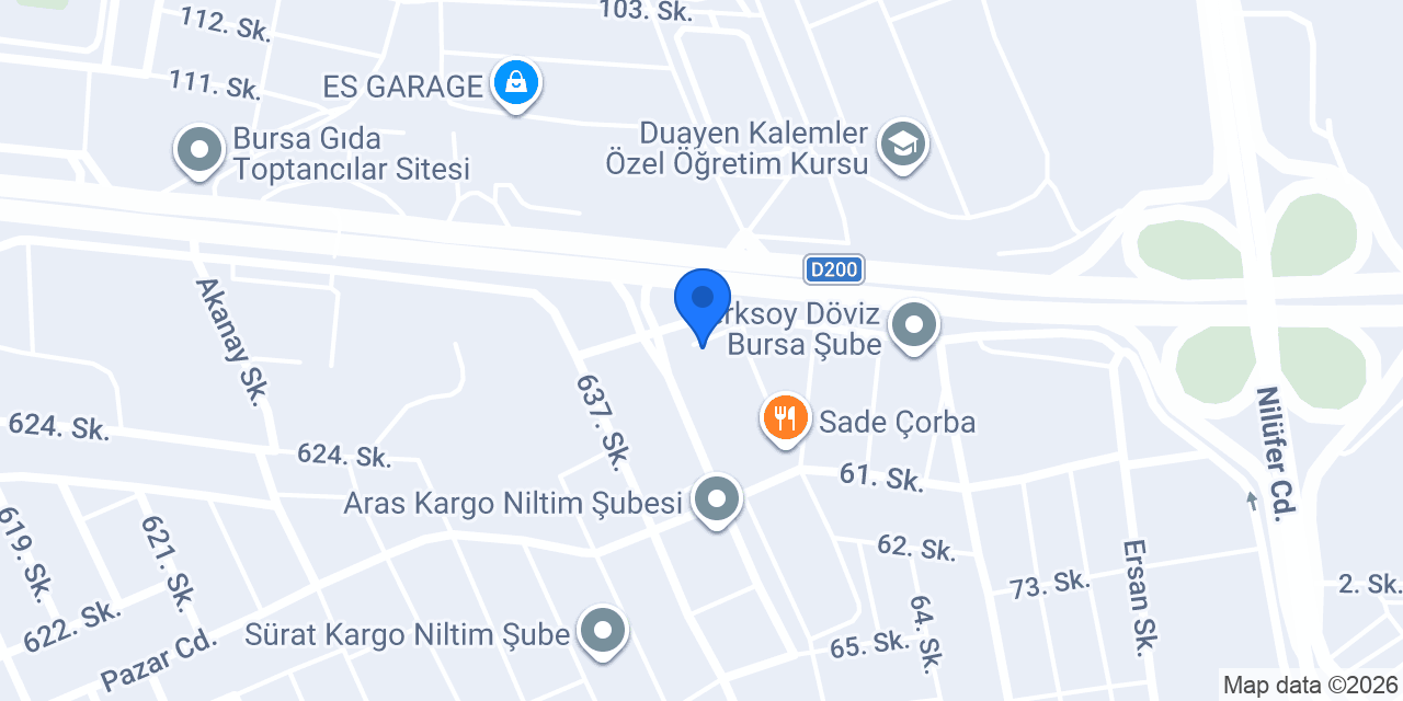 Grup Oto Servis konumu