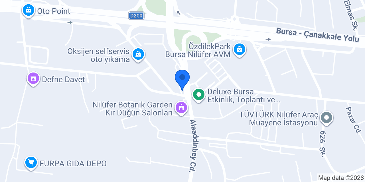 Motrio Servis Bursa Haskan Otomotiv konumu