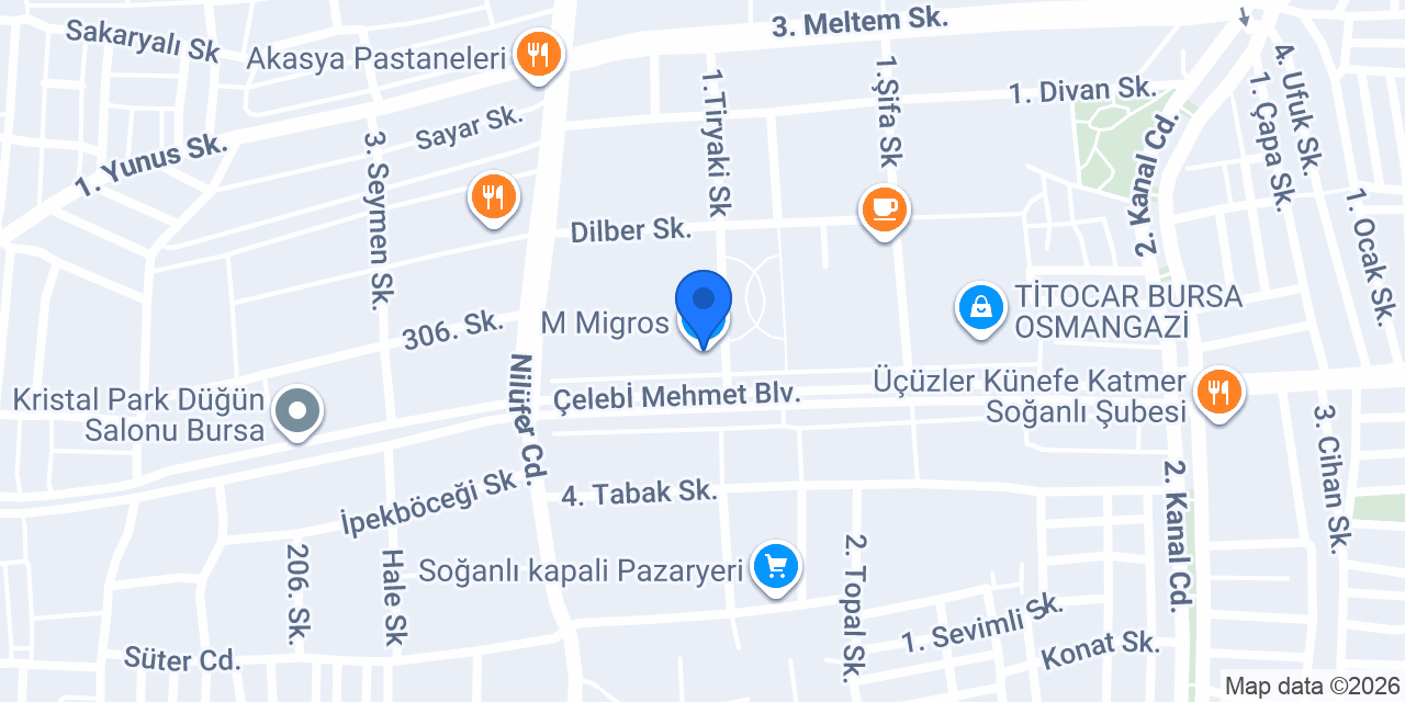 M Migros konumu