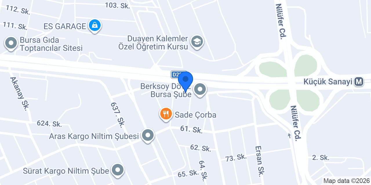 Par - Yap Parke Bursa konumu
