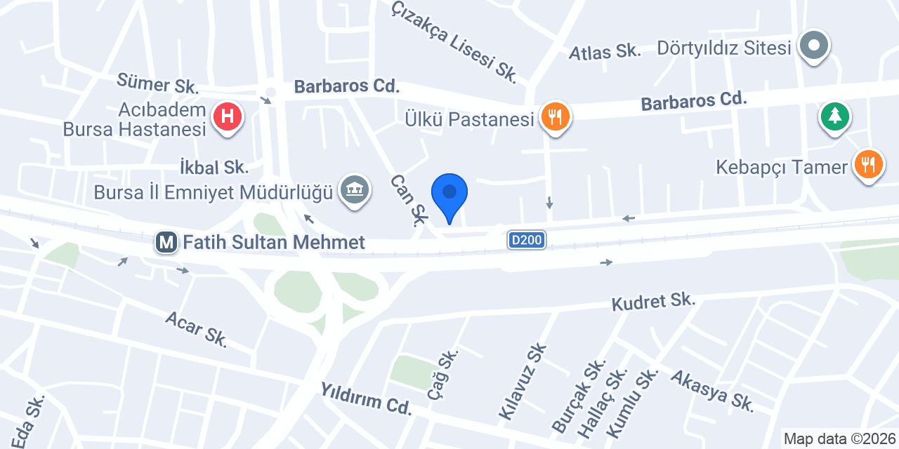 MEGA Hukuk & Danışmanlık konumu
