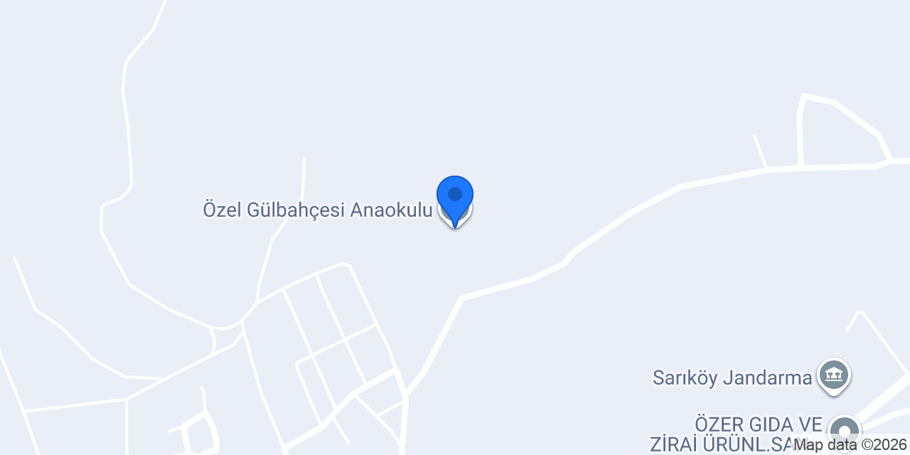 Özel Gülbahçesi Anaokulu konumu