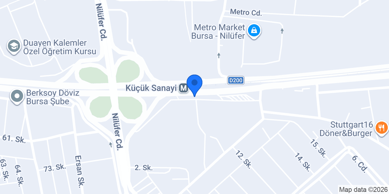 Küçük Sanayi Taksi konumu
