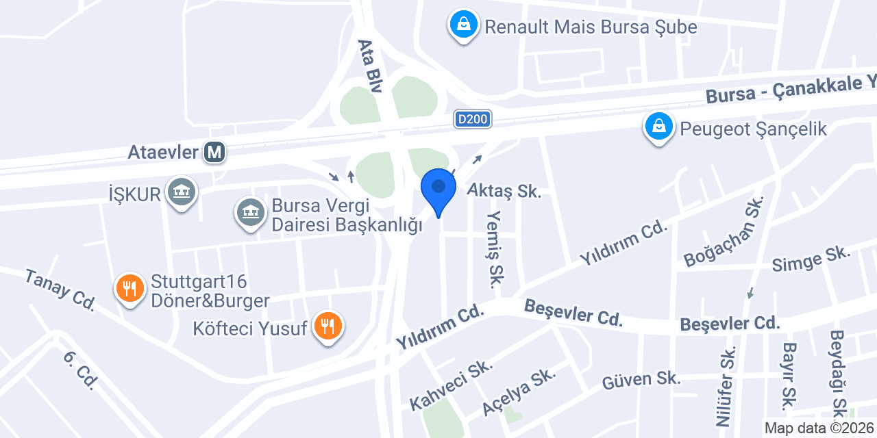 Bursa Drone Çekimi - ENBA MEDYA konumu
