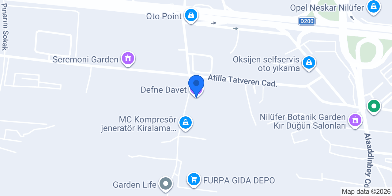 Defne Davet konumu