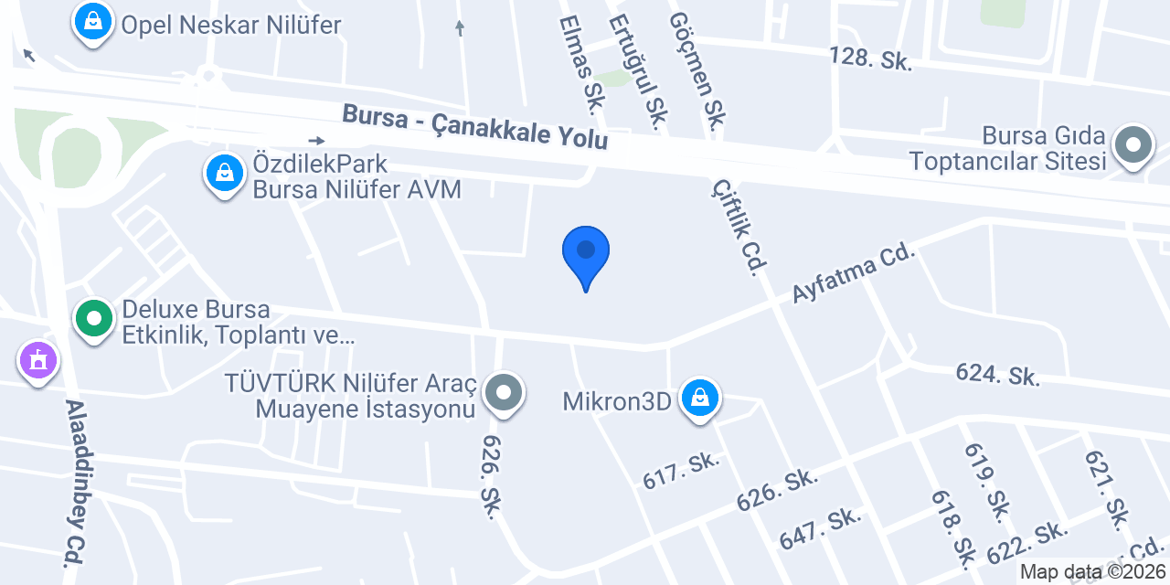Auto Art Genel Bakım Servisi konumu
