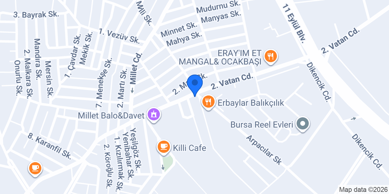 Kirazlık Pide Izgara konumu