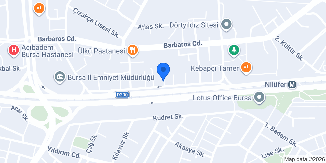 Nirvana Bilgisayar Yazılım Danışmanlık Ltd. Şti. konumu