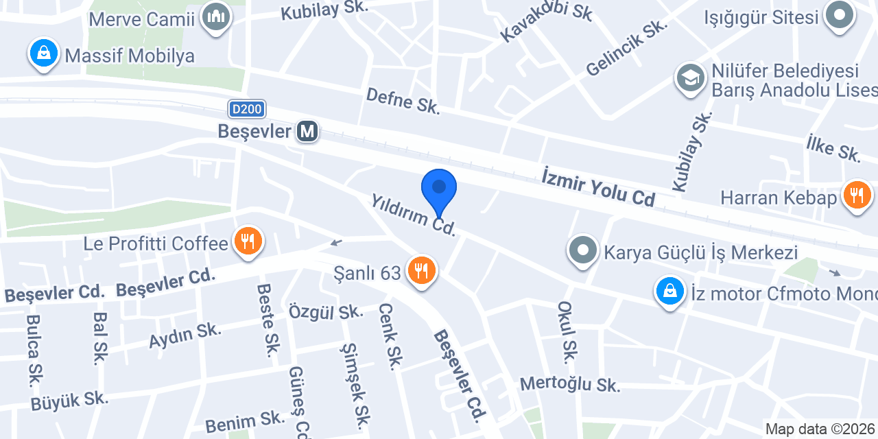 Çağdaş Dekor konumu