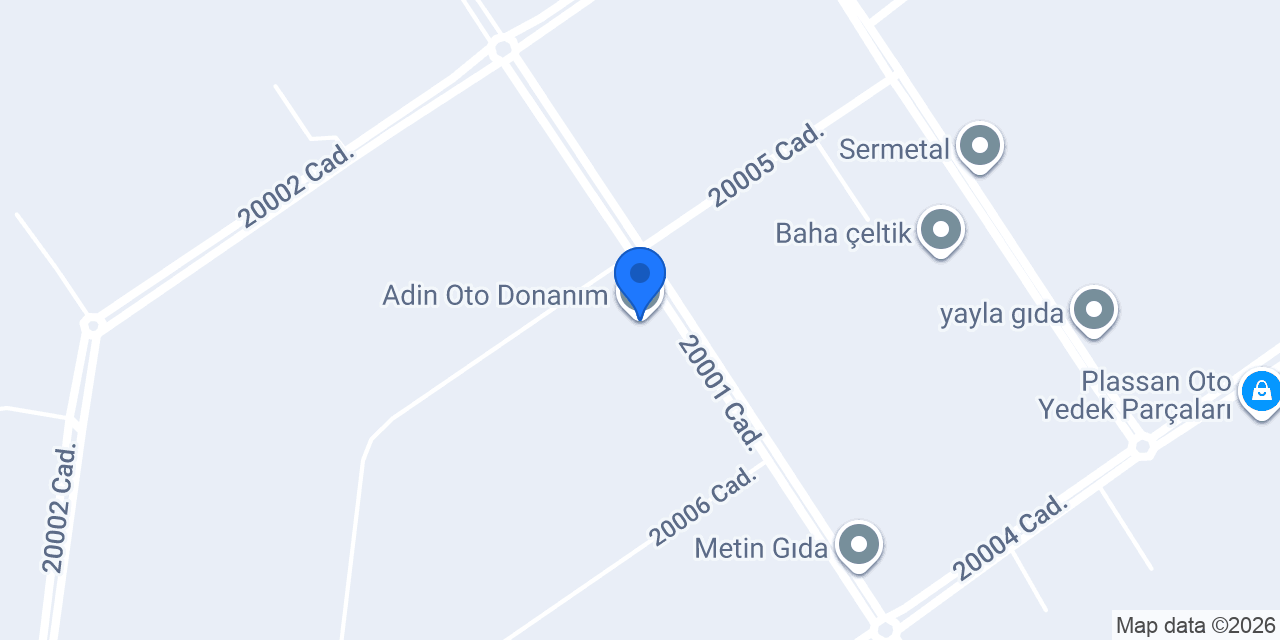 Adin Oto Donanım konumu