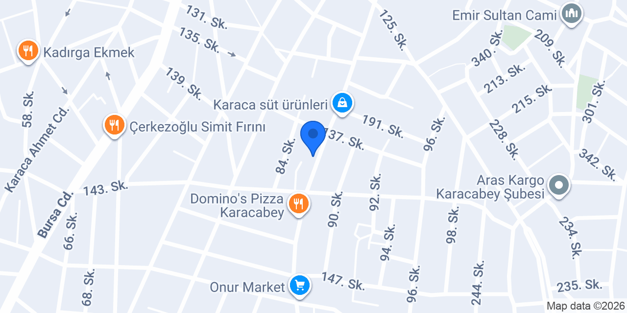 Yataş Bedding I Karacabey konumu
