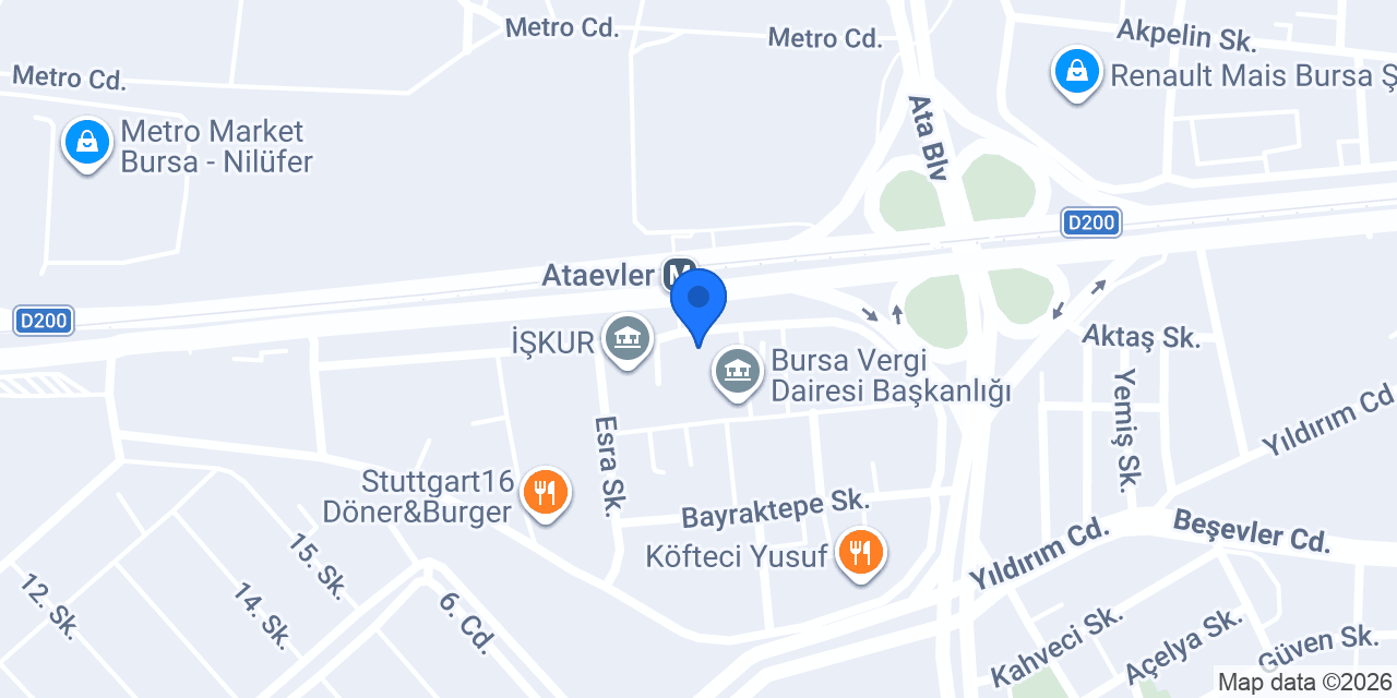 ATAFEN KURS konumu