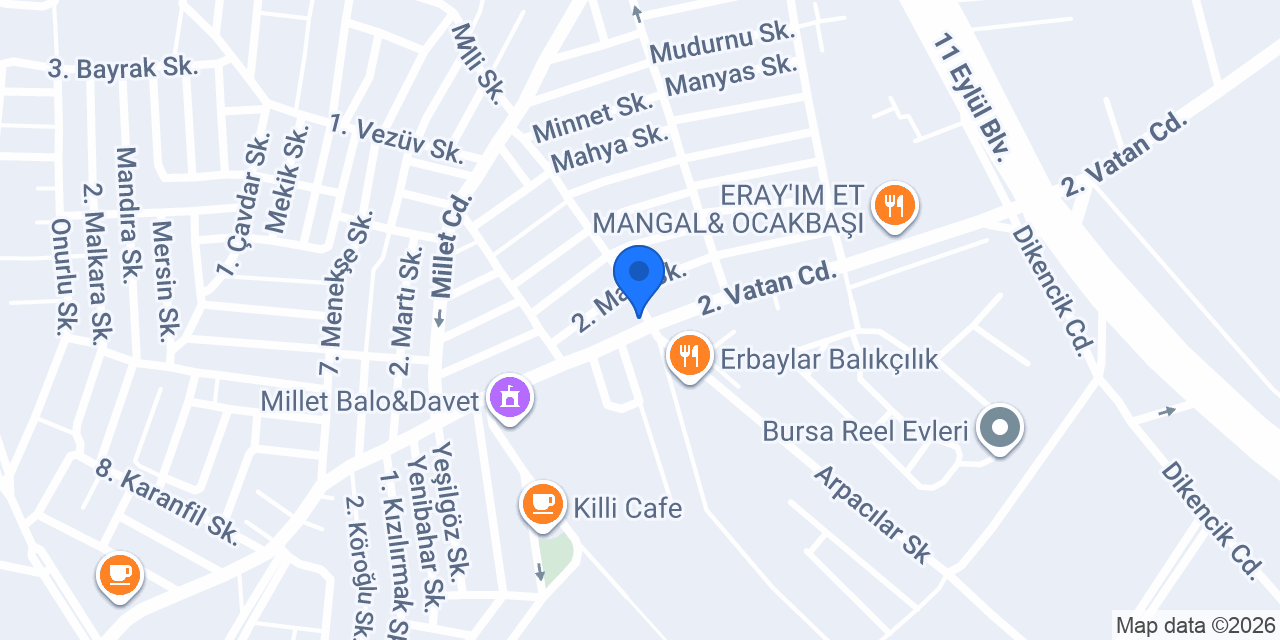 Duran Yapı Malzemeleri konumu