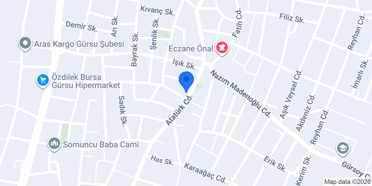 fatoş kuaför gürsu konumu