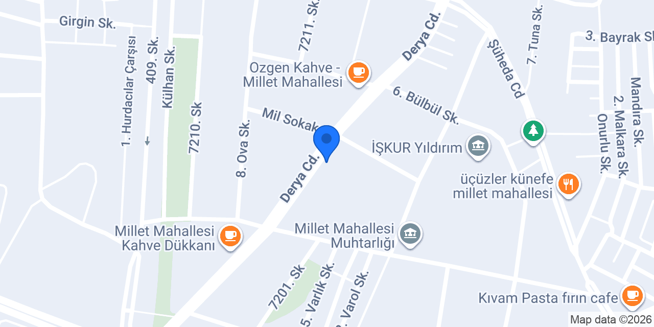 Derya Pilavcısı konumu