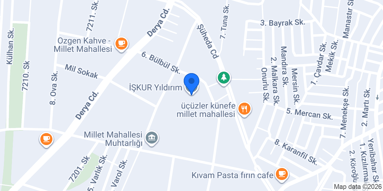 İŞKUR Yıldırım konumu
