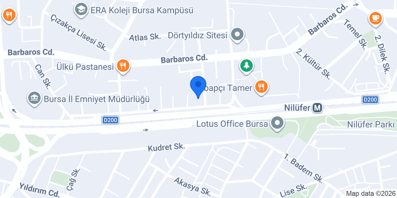 Av. Erdem Turan Av. Şenay Zalioğlu Turan konumu