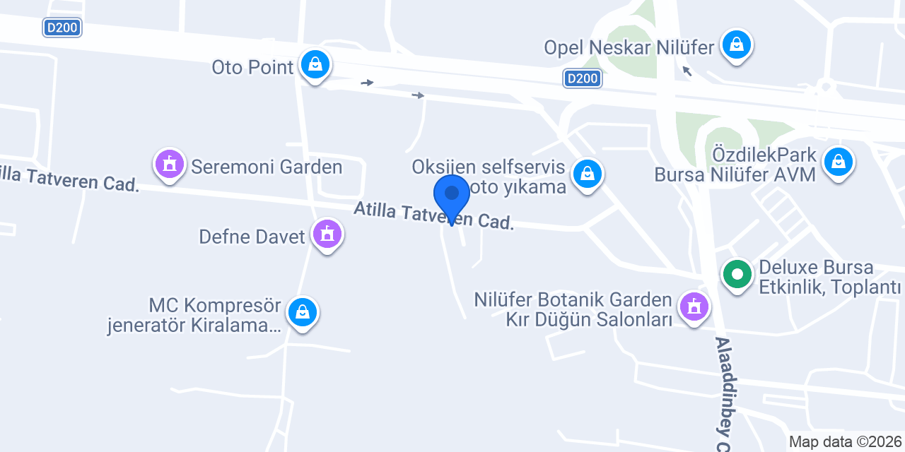 BURSA CEPHE GİYDİRME SİSTEMLERİ konumu
