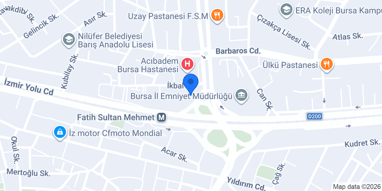 Nilüfer Sayısal Mod konumu
