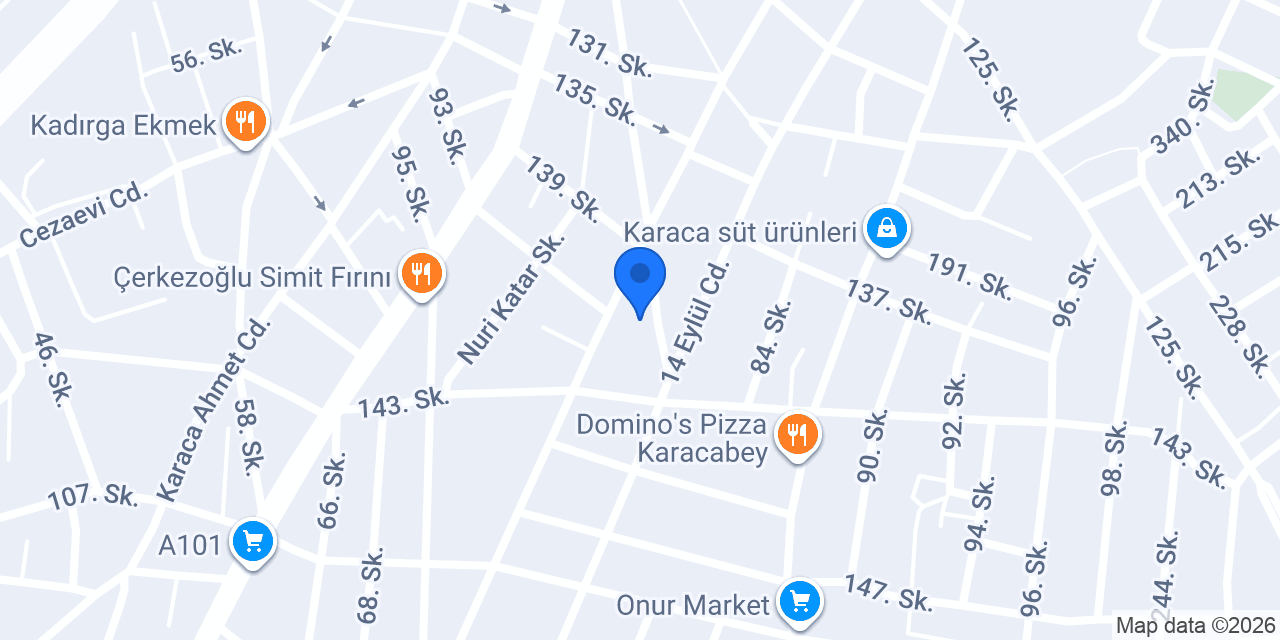 Gamze Kuaför Salonu konumu
