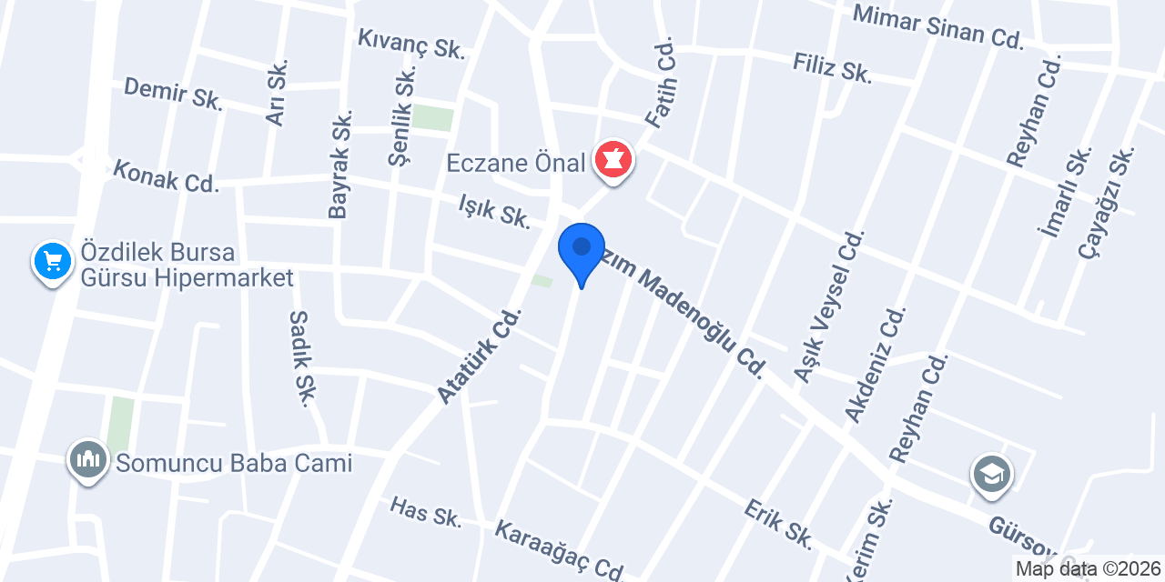 Kocaman Optik konumu