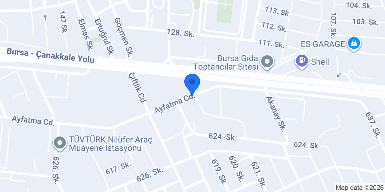 Gürsel Grup Otomotiv konumu