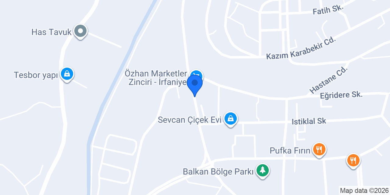 Çuhadar Bursa Gider Açma ve Tesisat konumu